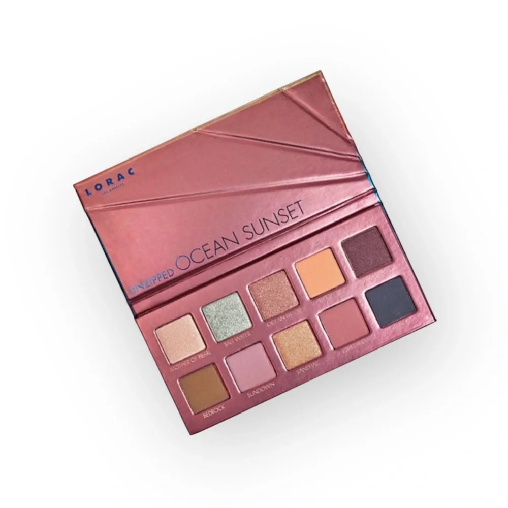 new Lorac ☀︎︎ Mermaid Ocean Sunset Palette ☀︎ 10 Gorgeous Eyeshadow Colors ☀︎